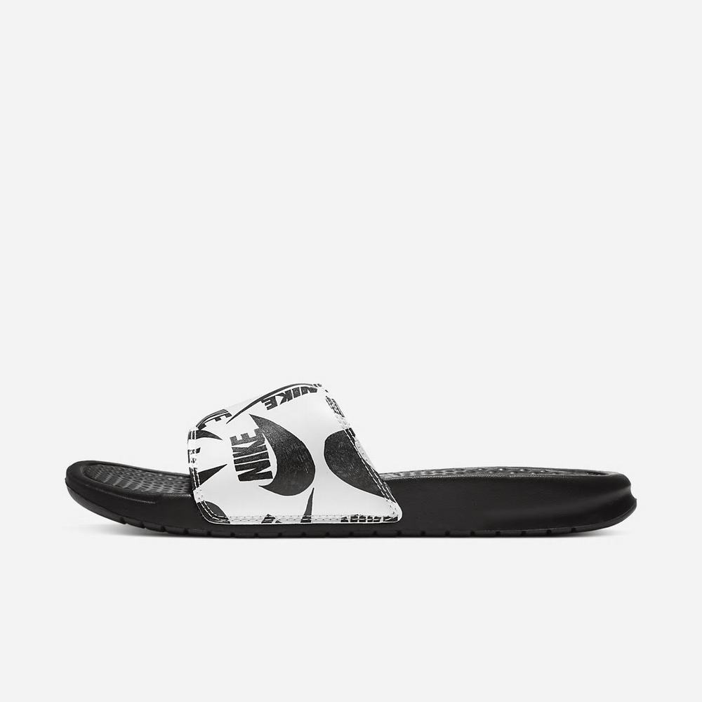 Claquette Nike Benassi JDI Noir 1738-059 Black/White/Black Homme | MDF-09428792